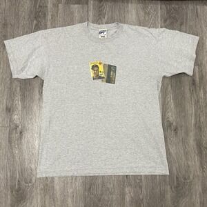 VTG Moonlight Graham T-Shirt Men's Large Gray Brookyln Dodgers Tommy Lasorda USA